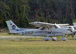 Flugschule Berlin-Brandenburg, Cessna 172S Skyhawk SP, D-EWUF, Flugplatz Bienenfarm, 14.09.2024