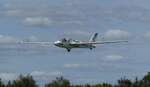 Marganski MDM-1 FOX, D-6660 bei der Landung in Gera (EDAJ) am 13.7.2024