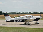 Private Pipper PA-28-235 Cherokee D, D-ELBO, Flugplatz Strausberg, 25.07.2024