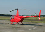 Private Robinson R 44 Clipper II, D-HHHS, Flugplatz Strausberg, 01.08.2024