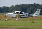 Private Cirrus SR-20, D-EMGT, Flugplatz Strausberg, 16.08.2024