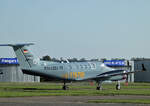 Germany Police Beechcraft B-200 GT Super King Air, D-CHEB, Flugplatz Strausberg, 17.10.2024