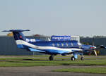 Private Pilatus PC-12 NG, OY-RSE, Flugplatz Strausberg, 17.10.2024