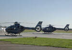 Germany Air Force (Airbus Helicopters), H-135, D-HBAV, D-HBAQ, Flugplatz Strausberg, 17.10.2024