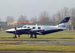 Aerotours, Piper PA-31 T2 Cheyenne II, D-ITEM , Flugplatz Strausberg, 20.01.2025