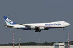 Nippon Cargo Airlines, JA11KZ, Boeing B747-8KZF, msn: 36136/1421, 05.Juli 2024, MXP Milano Malpensa, Italy.