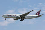 Qatar Airways Cargo, A7-BFC, Boeing B777-FDZ, msn: 36099/970,  Lbeshairiya  ,10.Juli 2024, MXP Milano Malpensa, Italy.