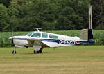 Private Beechcraft V-35, D-EECO, Flugplatz Bienenfarm, 05.07.2024