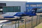 Gesellschaft für Flugzieldarstellung (GFD), D-CGFE, Bombardier Learjet 36A, S/N: 36-062. Siegerland (EDGS) am 18.09.2024.