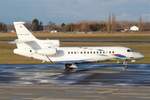 Volkswagen Air Service, Dassault Falcon 7X D-AGBE @ Braunschweig (BWE) / 13.Jan.2020