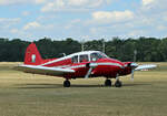 Private Piper PA-23-160 Apache, D-GHWWW, Flugplatz Bienenfarm, 02.07.2022