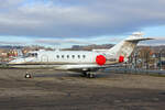 Jet Story, SP-CEO, Raytheon Hawker 750, msn: HB-70, 16.Januar 2022, ZRH Zürich, Switzerland.