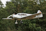 Quax, Messerschmitt BF-108 Taifun  Elly Beinhorn , D-EBEI, Flugplatz Bienenfarm, 14.09.2024