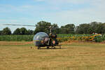 Private Bell-47G, D-HAFF, Flugplatz Bienenfarm, 06.07.2024