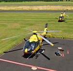 EC 135-P2 D-HSWG des ADAC am Flugplatz Bonn-Hangelar - 29.07.2024