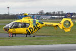 EC 135-P2 D-HJMD des ADAC ohne Hauptrotorblätter in EDKB - 13.03.2024