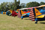 Stearman and Friends 2024, Boeing Stearman, Flugplatz Bienenfarm, 06.07.2024