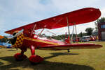 Private PT-13 Kaydet Boeing  Stearman, D-EMDV, Flugplatz Bienenfarm, 06.07.2024