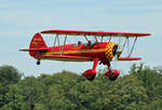 Private PT-13D Kaydet Boeing Stearman, D-EMDV, Flugplatz Bienenfarm, 06.07.2024