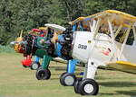 Boeing Stearman, Flugplatz Bienenfarm, 06.07.2024