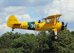 Quax, N2S-3 Boeing Stearmanm N3972U, Flugplatz Bienenfarm, 07.07.2024