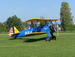 Boeing A75N1 Steanman, N351AH, Flugplatz Moosburg auf der Kippe (EDPI), 7.9.2024