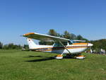 Cessna 172 Skyhawk XP II, D-EISN, Flugplatz Moosburg auf der Kippe (EDPI), 7.9.2024