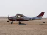 Cessna 206 V5-NSK Springermaschine von Skydive Swakopmund in Namibia am 2.9.2009