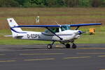 HFC - Hanseatischer Fliegerclub Frankfurt, D-EDPX, Reims-Cessna F152, S/N: F15201933. Siegerland (EDGS) am 13.06.2024.