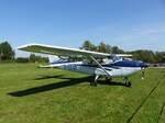 Reims Cessna FR172F, Reims Rocket, D-EEAT, Flugplatz Moosburg auf der Kippe (EDPI), 7.9.2024