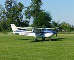 Reims Cessna FR172F, Reims Rocket, D-EEAT, Flugplatz Moosburg auf der Kippe (EDPI), 7.9.2024