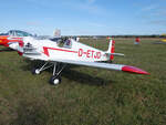 Quax, Druine DR-31 Turbulent, D-ETJD, Flugpaltz Bienenfarm, 14.09.2024