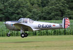 Private Erco Ercoupe 415D, D-EJOR, Flugplatz Bienenfarm, 05.07.2024