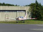 Morane-Saulnier 893A Rallye Commodore, D-EOCO, Flugplatz Coburg-Brandensteinsebene (EDQC), 20.7.2024