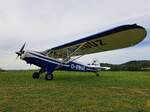 Piper PA-18-150 Super Cub, D-EBUZ, Flugplatz Coburg-Steinrücken (EDQY) am 25.7.2024