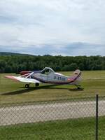 Piper PA 25-235 Pawnee, D-ETUG auf der Hahnweide (EDST) am 22.5.2022