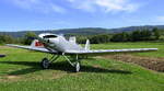 Junkers A50, Nachbau, D-MKSG, das Original flog erstmals 1929, der Nachbau 2021, das Ultraleichtflugzeug wird in Oberndorf am Neckar hergestellt, gesehen beim Flugplatzfest in Altdorf in der Ortenau, Sept.2024