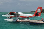 Trans Maldivian Airways, 8Q-TAR, De Havilland Canada DHC-6-300 Twin Otter, msn: 578, 20.Dezember 2024, Medhufushi, Maldives.