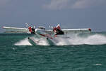 Trans Maldivian Airways, 8Q-TMH, De Havilland Canada DHC-6-300 Twin Otter, msn: 668, 19.Dezember 2024, Medhufushi, Maldives.