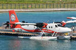 Trans Maldivian Airways, 8Q-TMP, De Havilland Canada DHC-6-300 Twin Otter, msn: 652, 08.Dezember 2024, MLE Malé, Maldives.