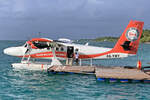 Trans Maldivian Airways, 8Q-TMY, Viking DHC-6-400 Twin Otter, msn: 849, 17.Dezember 2024, Medhufushi, Maldives.