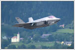 Rehearsal USAF F-35A Lightning (18-5360) Zeltweg 5.9.2024.