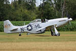 Private North American P-51D Mustang, N51AB, Flugplatz Bienenfarm, 06.07.2024