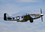 Private North American P-51D Mustang, NL51ZW, Flugplatz Bienenfarm, 06.07.2024