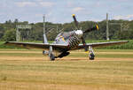 Private North American P-51D Mustang, NL51ZW, Flugplatz Bienenfarm, 07.07.2024