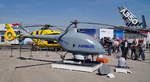 Airbus VSR 700. Hubschrauberdrohne von Airbus Helicopters für die französische Marine entwickelt. Antrieb durch einen Dieselmotor mit 155PS. Es wird eine Flugdauer >10 Stunden angstrebt. Vmax 187km/h. Foto: ILA 2018