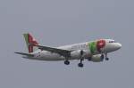 Ein Airbus A-319-111 der TAP Air Portugal mit der Kennung CS-TTI aufgenommen am 04.04.09 am Zricher Flughafen.