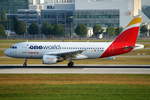 Iberia Airbus A319-111 EC-KHM, cn(MSN): 3209,  oneWorld ,
Flughafen München, 21.08.2018.