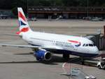 British Airways, Airbus A319-100 G-EUPM @ Berlin-Tegel (TXL) / 11.Aug.2019