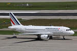 Air France, F-GRHY, Airbus A119-111, msn: 1616, 16.Juni 2024, ZRH Zürich, Switzerland.